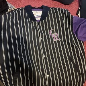 Vintage Colorado rockies starter jacket